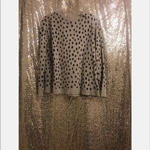 🔥HOT ITEM H&M Leopard Print Sweater GREY/Black